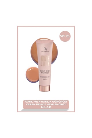 Golden Rose Nude Look Radiant Tinted Moisturiser SPF25 02 32 ML