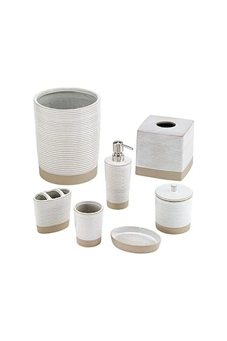 Avanti Linens Drift Koleksiyonu, Sabunluk 000 Açık Krem