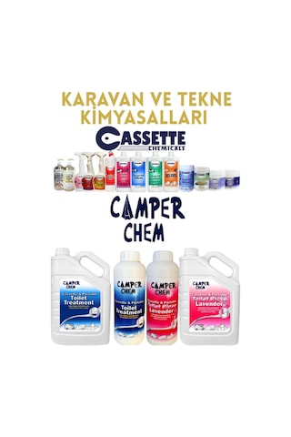 Cassette Chemıcals Karavan Tekne Tuvalet Kimyasalı Bulaşık Deterjanı Hızlı Ve Lekesiz Kuruma 1000 Ml