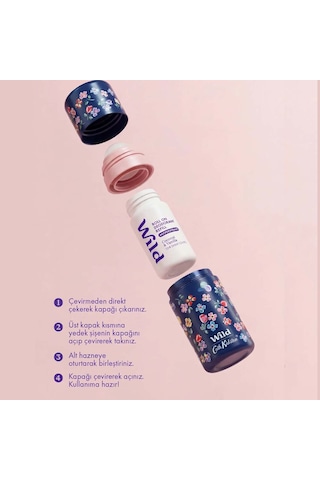 Wild Antiperspirant Roll On Coconut & Vanilla Refill Deodorant Yedek Dolum