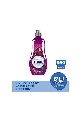 Viking Konsantre Çamaşır Yumuşatıcısı Dynamic 6 x 1440 ML