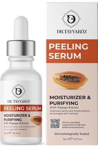 Dr. Tayyaröz Papaya Özlü Gözenek Sıkılaştırıcı Peeling Serum 50 ML