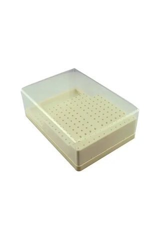 Dental Ra - Fg Bur Blok Tutucu İstasyonu Kapaklı Plastik 168 Delikli Burs Tutucuyu Tutar