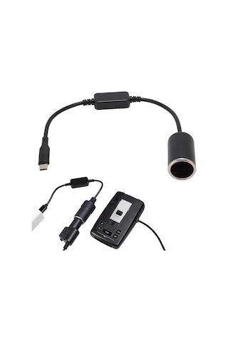 Type C To Çakmak Adaptörü, 5v -12v Araba Cihazları İçin Güç Kaynağı