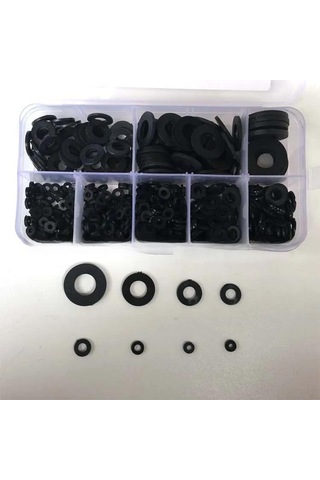 Neevoyu 500 Adet Nylon Yalıtkan Flanş Seti - M2-m10 Boyutları, Plastik Levha, Isolasyon Ambalajı