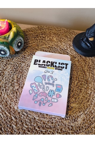 Blacklist Yasaklı Kelime Oyunu Gen Z Kese Hediyeli 50 Kart Eğlenceli Grup & Parti Oyunu