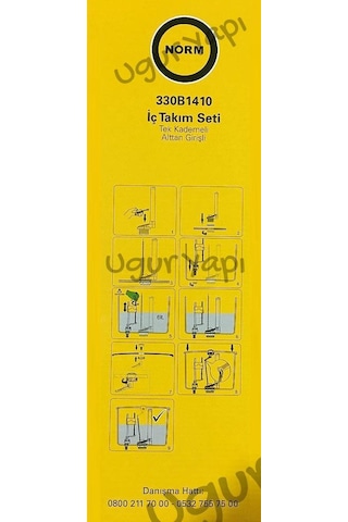 Norm Basmalı Rezervuar İç Takımı 330-1410 Beyaz