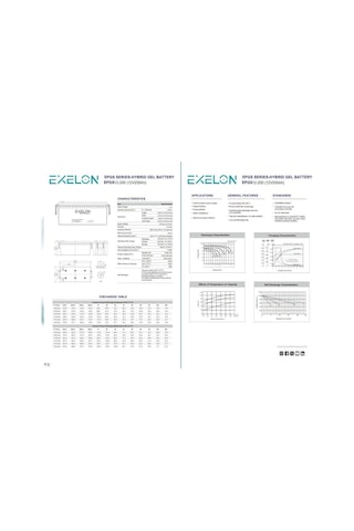 Exelon 12 V 200 AH Jel Akü
