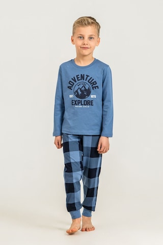 Rolypoly Erkek Çocuk Nature Calls Mavi Uzun Kol Pijama Takım Rp3873-c-v2 Rp3873-c-v2