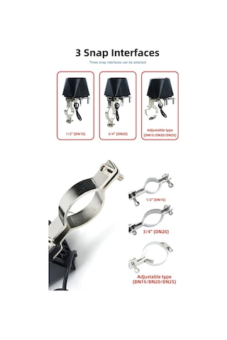 Anjiexun Elektrikli Otomatik Gaz Boru Hattı Manipülatör Vanası Dn15 Dn20 Dn25 B