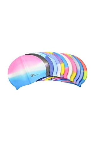 Dm Yüzme Şapkası, Su Geçirmez Silikon Kaplıca Şapkası Mc902, Elastik Ve Konforlu Çok Renkli