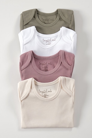 Tinylamb Softly Colors Kısa Kol Bebek Bodysuit Takımı - 4 Parça Çok Renkli