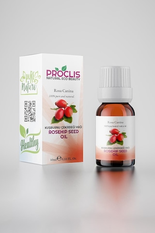 Proclis Kuşburnu Çekirdeği Yağı %100 Doğal Bitkisel Sabit Yağ, Rosehip Seed Oil, Rosa Canina 10 Ml