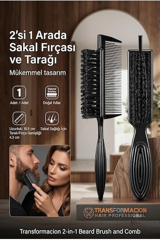 Transformacion Sakal Bıyık Tarama Fırçası Sakal Tarağı, 721414