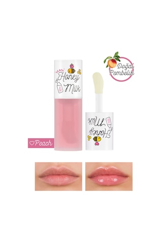 Missha A'pieu Honey & Milk Light Peach Lip Oil
