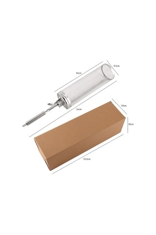 Wondernest Kulplu Barbekü Kafesi Yükseltme Paslanmaz Çelik Sepet 30cm + Kulp 18cm Çok Renkli Çok Renkli