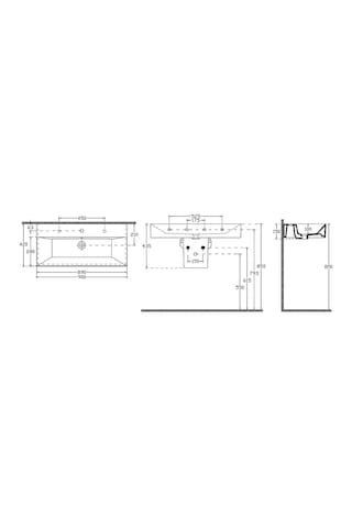 Isvea Sistema Z Tezgah Üstü Kare Lavabo 90x42 Cm Slim Batarya Delikli Beyaz 10sf50090