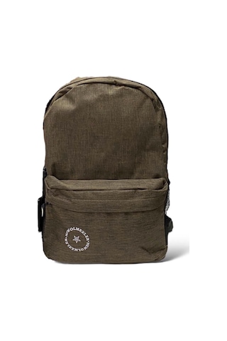 Su Geçirmez Kumaş Ortaokul Lise Unisex Okul Sırt Ve Seyahat Çantası - Kahverengi