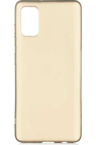 Galaxy Uyumlu A41 Kılıf Zore Premier Silikon Kapak Gold