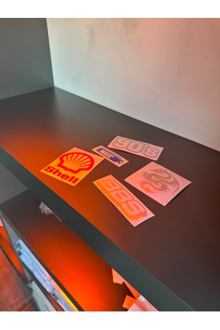 5 Li Oto Sticker Seti Hardmachine 0