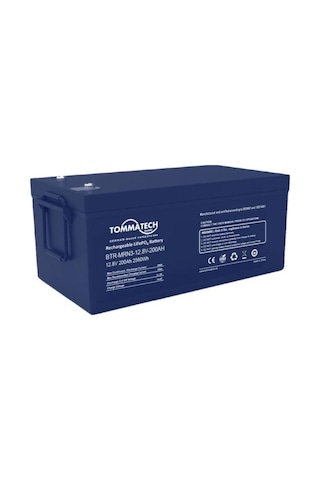 Tommatech Marine 12.8v 200ah Lifepo4 Abs+pc Kasa Lityum Batarya
