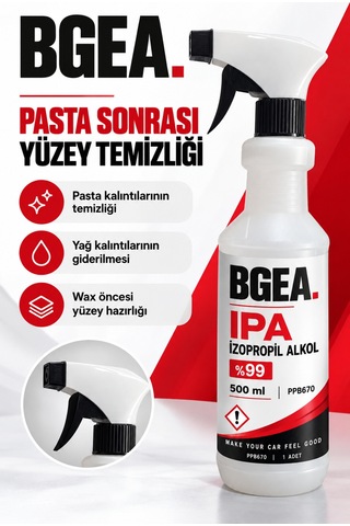 Bgea Ipa İzopropil Alkol %99 500 Ml Sprey Yüzey Temizleyici