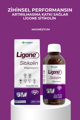 Ligone Sitikolin Magnezyum 200 ML