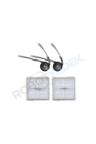 Roborock Q8 Max Pro 2025 Model Uyumlu Hepa Filtre Ve Yan Fırça-4 Parça