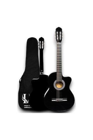 Cg-3901bk Klasik Gitar 4/4 Sap Ayarlı Kesik Kasa Full Set