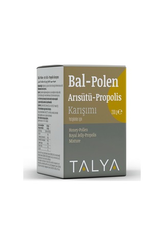 Talya Bal-Polen-Arı Sütü-Propolis Karışımı (Yetişkinler İçin) 230 G