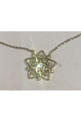 8 Ayar Altın Kolye-2.38 Gm-43 Cm-Zinciride Altın