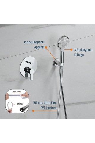 Adell Lento Optimal Ankastre Set Krom