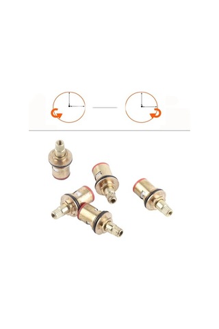 Tongxida 5 Adet Bakır Musluk Valfi - Yüksek Dayanıklı, Paslanmaz, Kolay Montaj