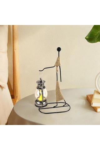 Suntek Karakter Fener Heykel Sanat Ziyafet Partileri Gümüş