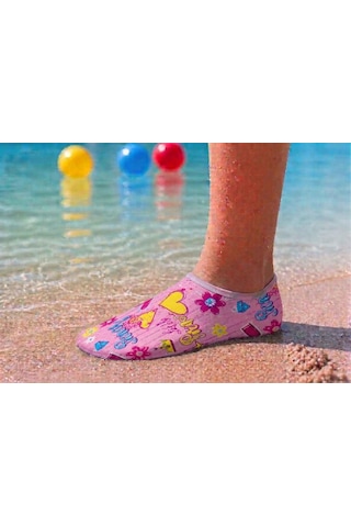 Gripptoes Kaymaz Damla Tabanlı Deniz&havuz Çorabı D2 Çok Renkli