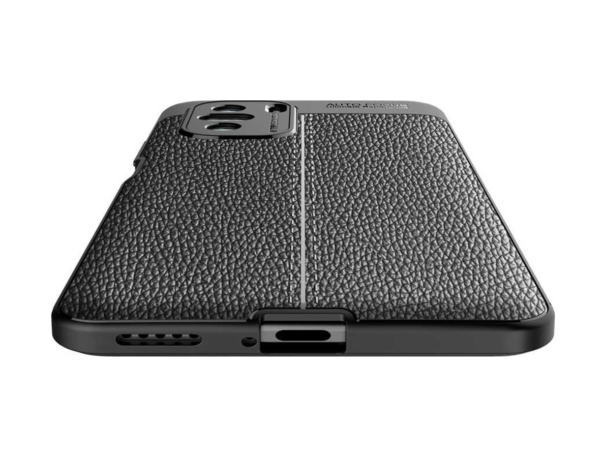 Xiaomi Mi 11I Kilif Kamera Korumali Deri Görünümlü Silikon 562176494