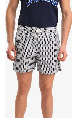 Superfly Men Swimwear Shorts Ant-wht Beşgen Erkek Şort 21679-01