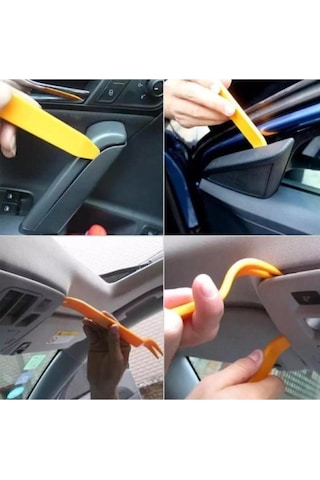 Oto Torpido Sökücü Trim Teyp Radyo Kapı Konsol Sökme Aparatı Trim Led Sökme Aparatı 4 Set