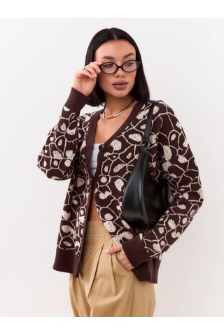 Shatılova M.v. Düğmeli Oversize Sıcak Kazak 281675746