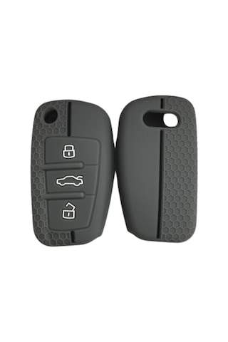 Audi Uyumlu A1 A3 A4 A5A 6A A7 Q3 Q5 Q7 Silikon Anahtar Koruma Kılıfı