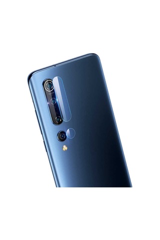 Xiaomi Mi 10 Zore Nano Kamera Koruyucu Renksiz