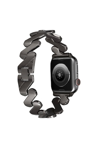Apple Uyumlu Watch 10 Serisi 46mm Kordon Krd-80 Metal Bilezik Strap Kayış