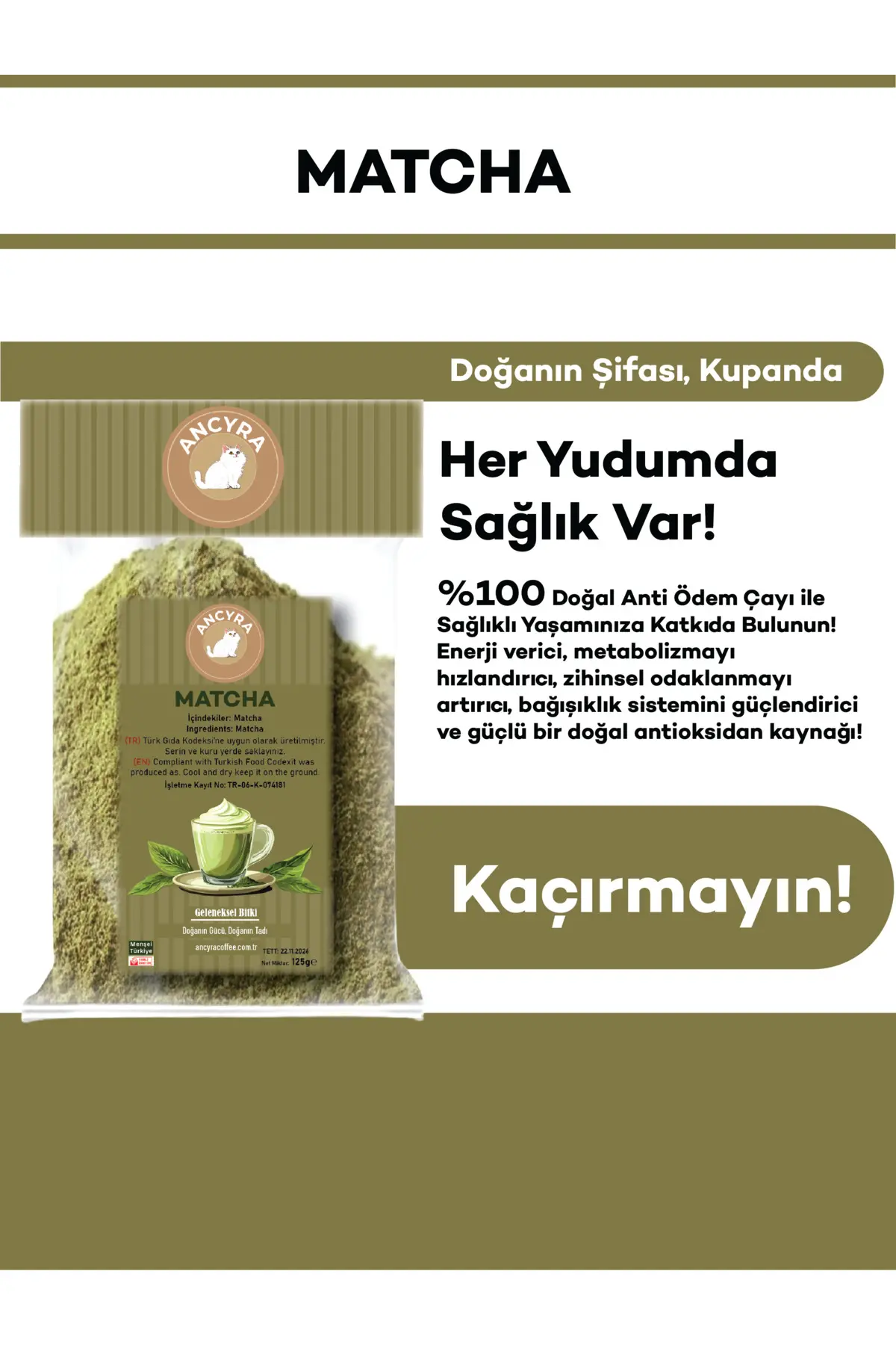 Matcha Çayı 125g
