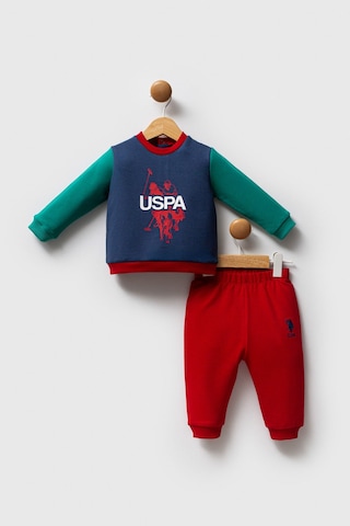 U.S. Polo Assn. Erkek Bebek Mavi Takım Usb2572-c-v1 Mavi