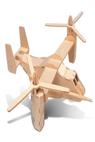 Ahşap 3d Puzzle Plane