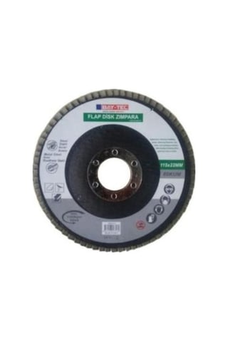 Bay-tec Mk0220 10'lu Flap Disk 115 X 22mm Metal Ahşap Zımpara