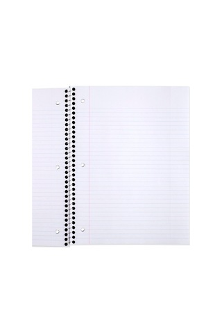 Mead Spiral Defterler, 6'li Paket, 1-konu, Kolej Çizgili Kağıt, 8 "x 10-1/2", 70 Yaprak, Çeşitli Parlak Renkler 83 Çok Renkli
