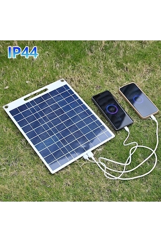 Besthome1 Dream011 6w Solar Şarj Paneli Çift Usb Taşınabilir Güneş Paneli Telefon Power Bank Açık Hava Kamp