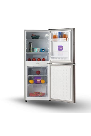 Kaizer Germany 140 Buzdolabı Alttan Buzluk - Antrasit 12 Volt / 24 Volt