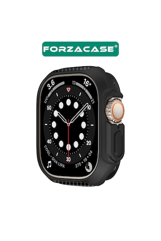 Forzacase Apple Uyumlu Watch  Ultra / Ultra 2 49mm İle   Önü Açık Armor Silikon Tpu Kasa Koruyucu Kılıf - Fc1176